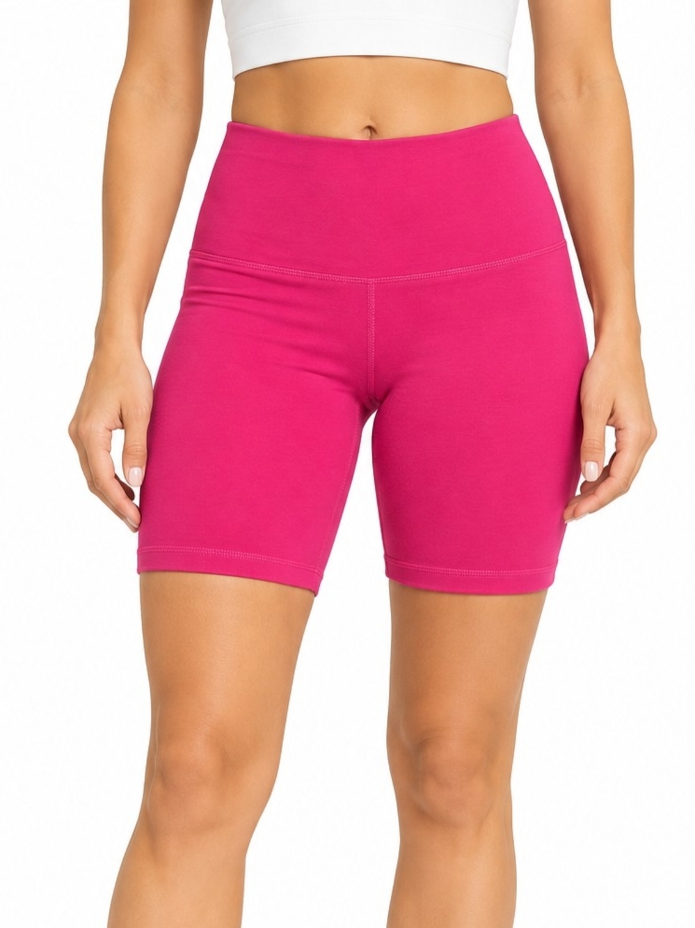 Old Navy High-Rise Bright Pink Bike Shorts NWT